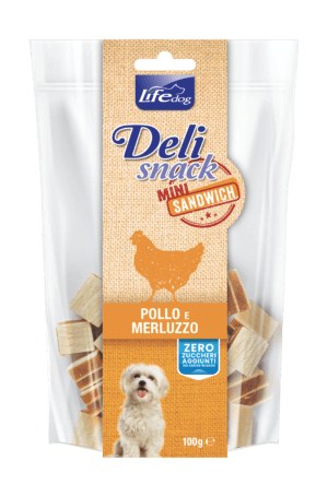 Delisnack Mini sandwich: pollo e merluzzo