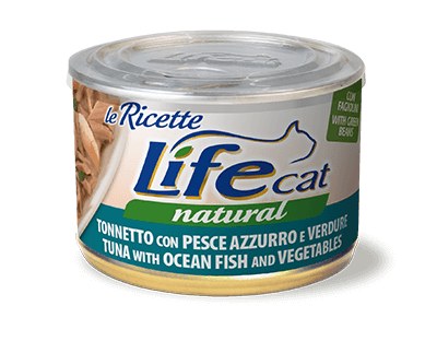 Tonnetto con pesce azzurro e verdure