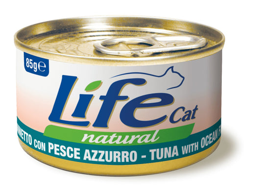 Tonnetto con pesce azzurro