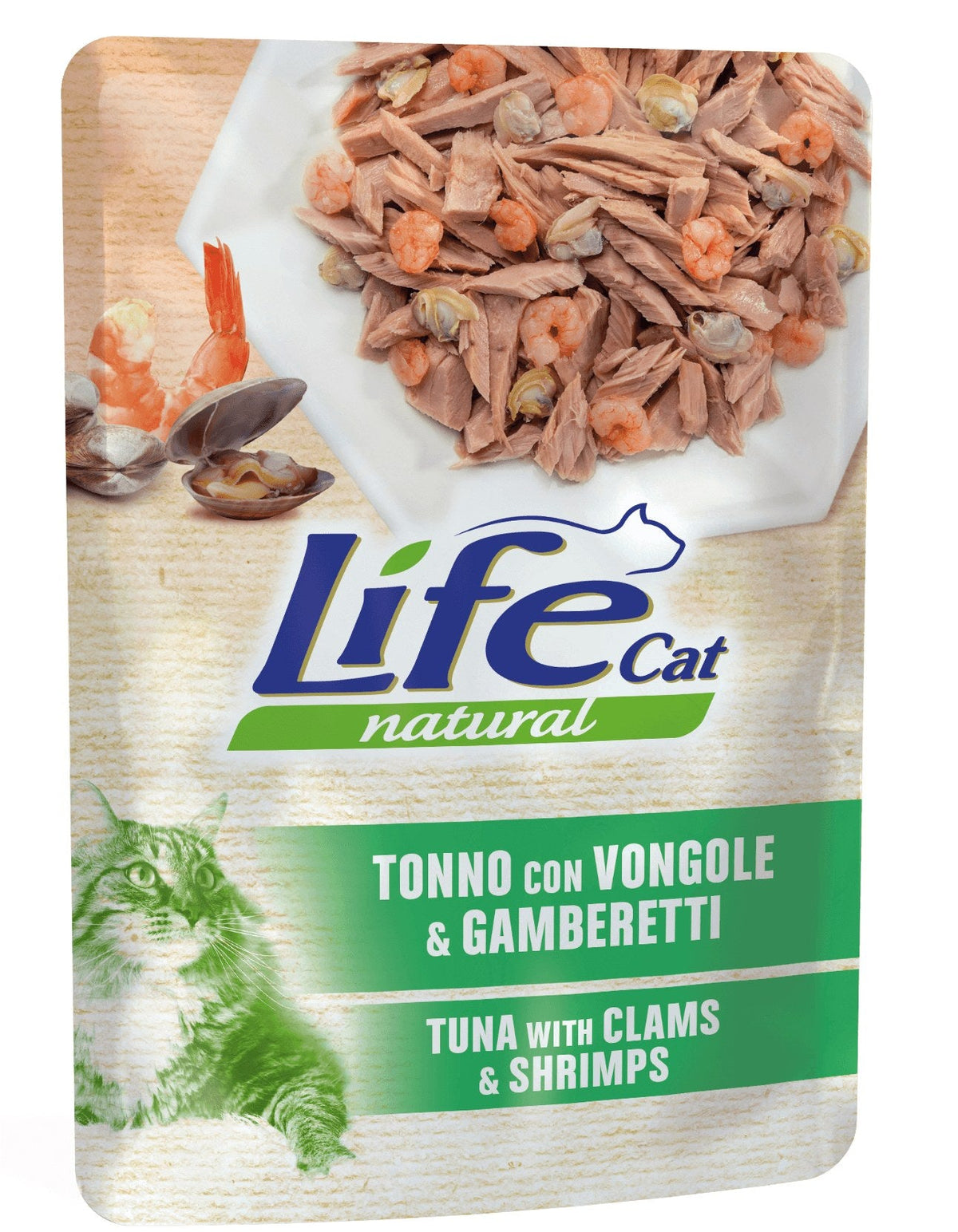 Tonno con Vongole e Gamberetti