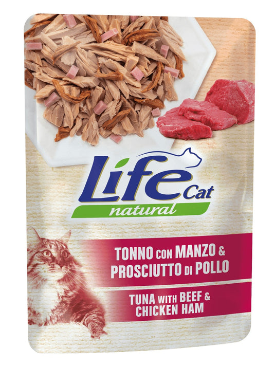 Tonnetto con manzo e prosciutto di pollo