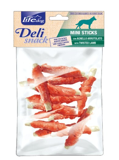 Mini stick con agnello arrotolato