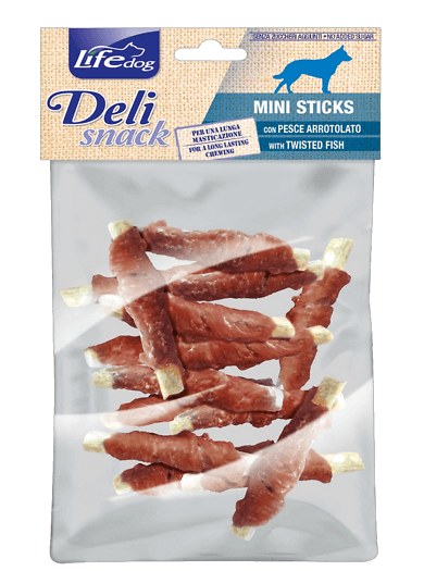 Mini stick con pesce arrotolato