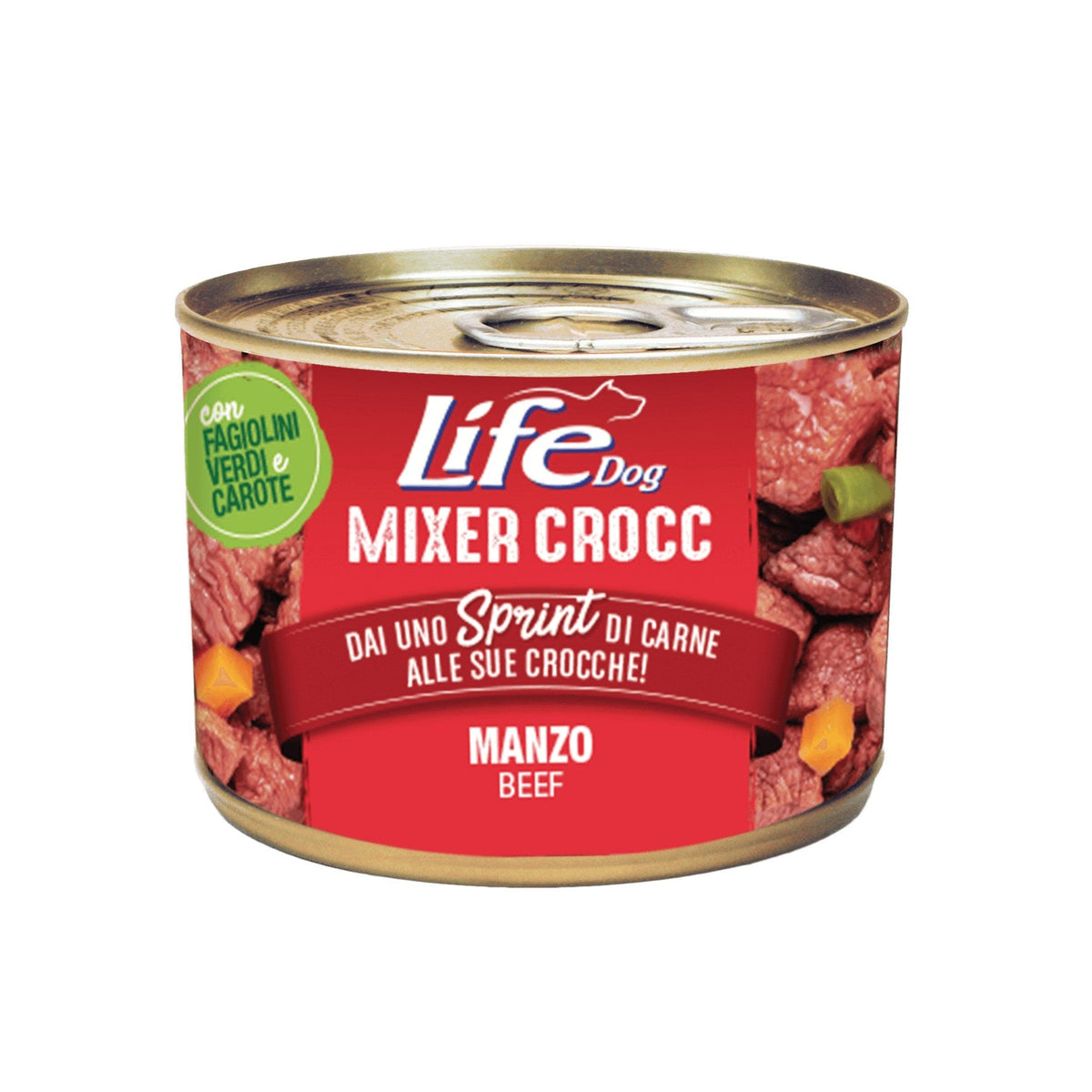 Mixer Crocc - manzo con fagiolini verdi e carote