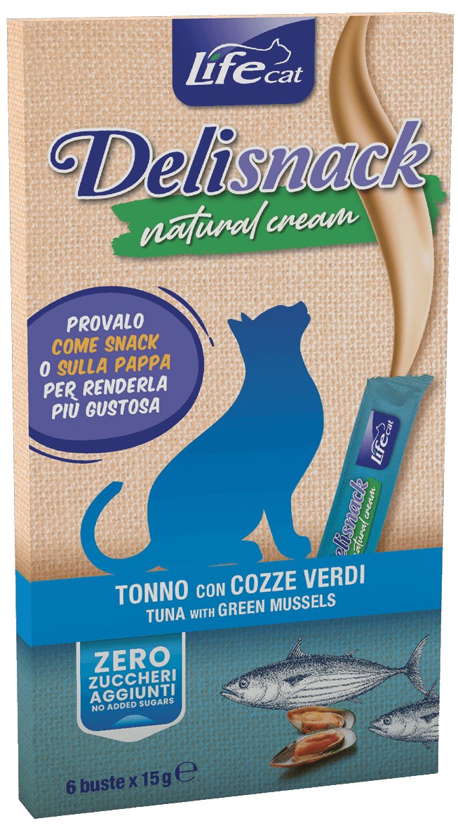 Deli snack Natural Cream: tonno con cozze verdi