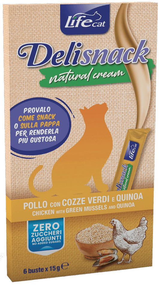 Deli snack Natural Cream: pollo con cozze verdi e quinoa