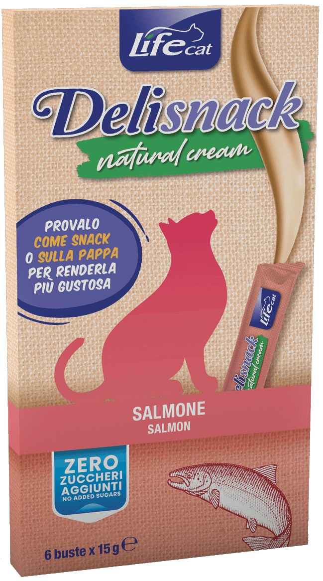 Deli snack Natural Cream: salmone