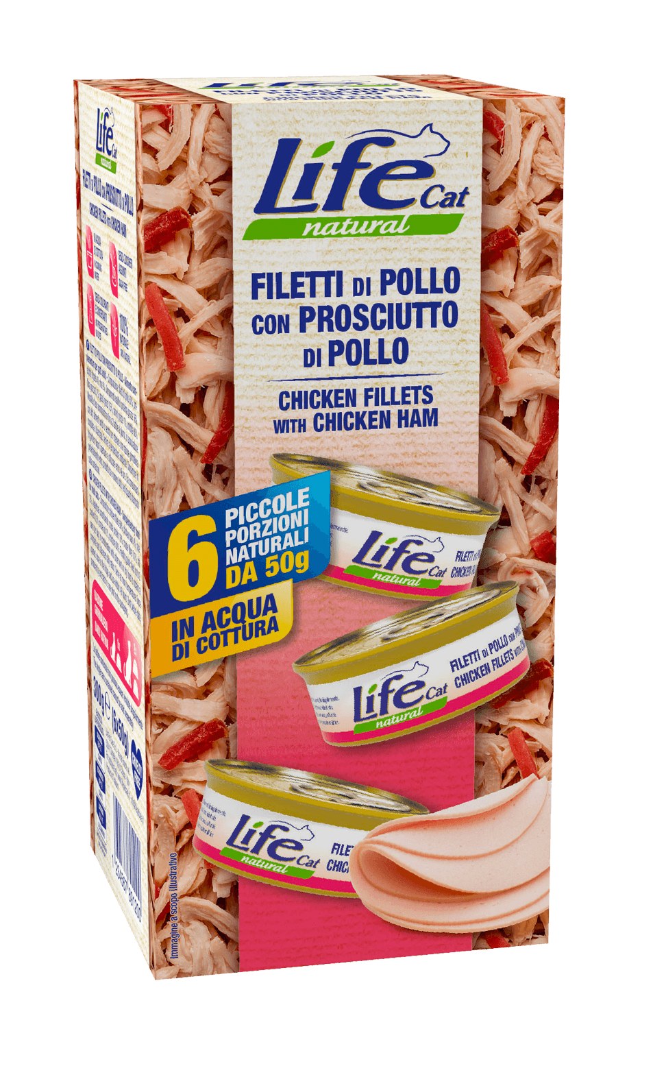 Filetti di pollo con prosciutto di pollo