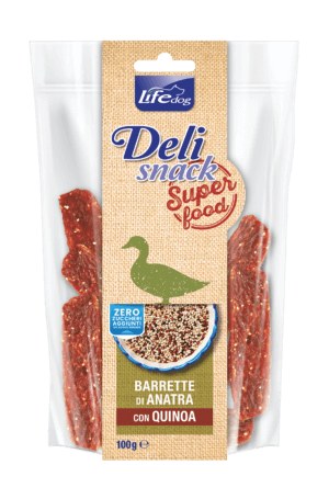Delisnack Superfood: barrette di anatra con quinoa