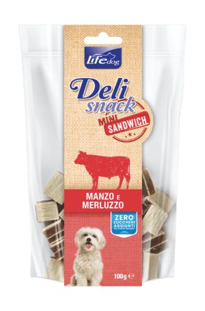 Delisnack Mini sandwich: manzo e merluzzo