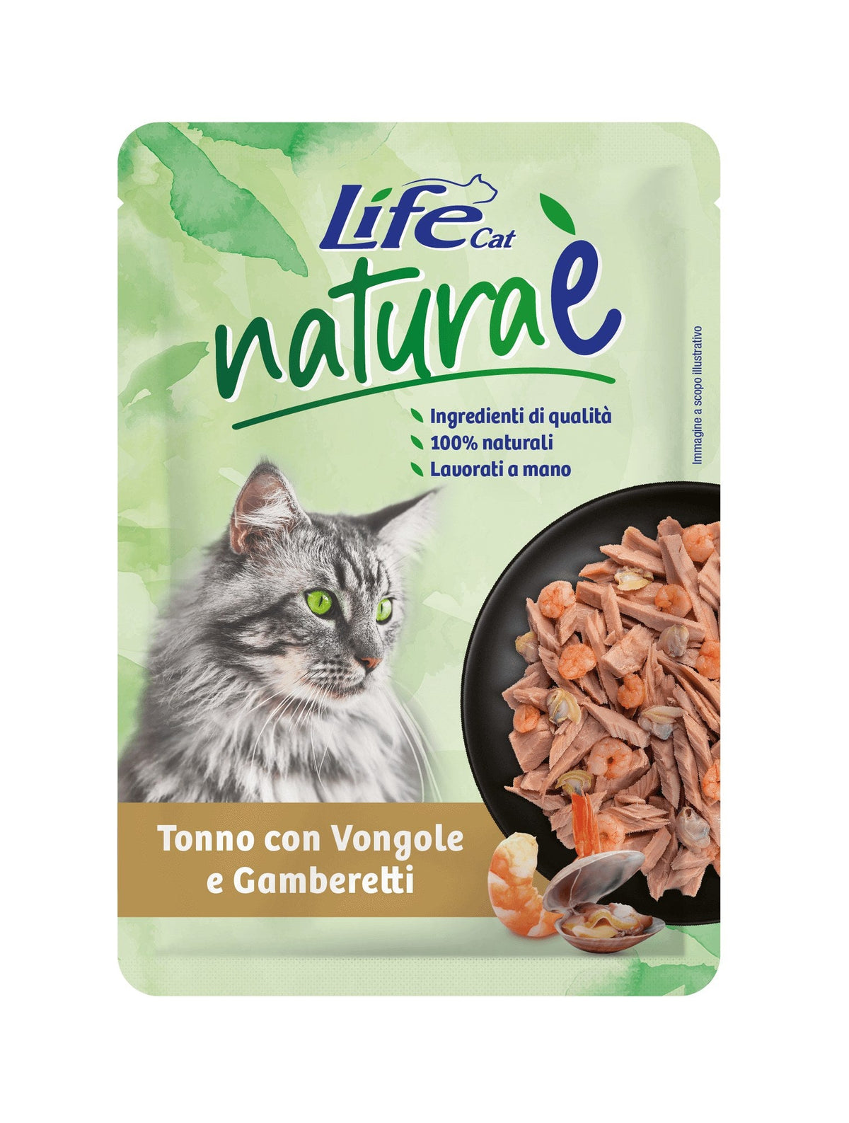 Tonno con vongole e gamberetti