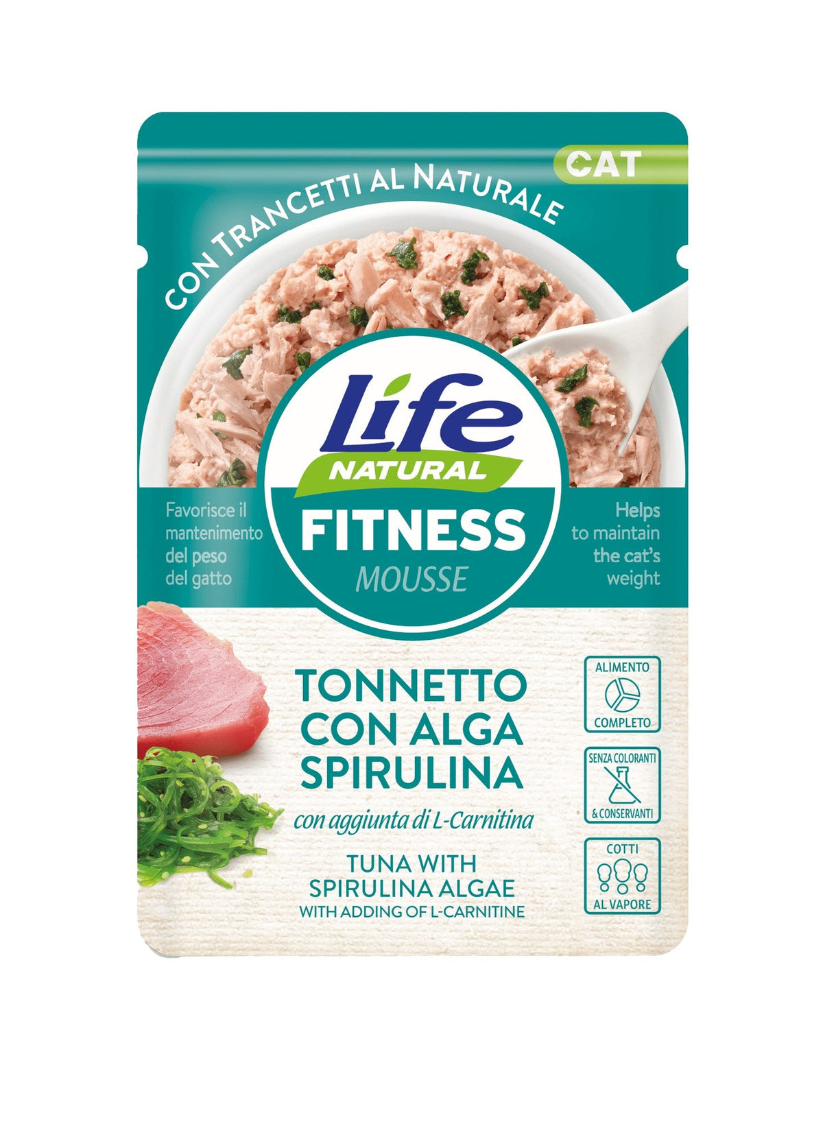Busta 70 gr - Fitness Tonnetto con Alga Spirulina