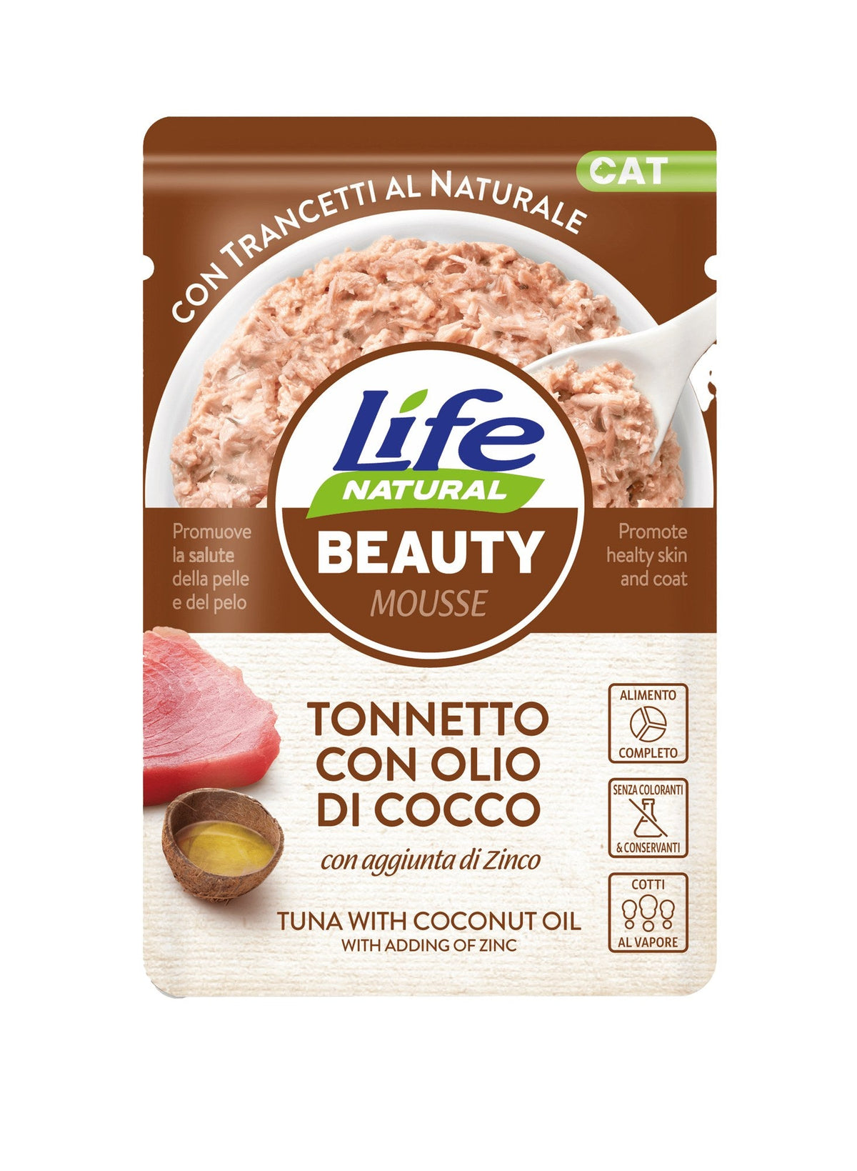 Busta 70 gr - Fitness Tonnetto con Olio di cocco