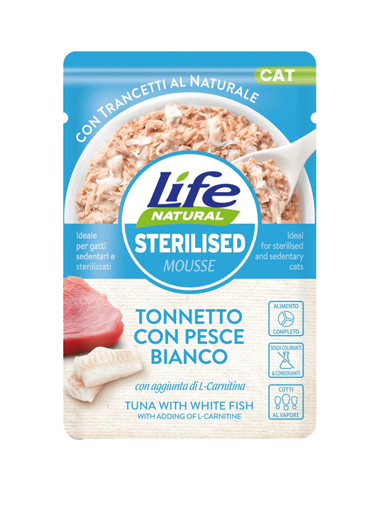 Busta 70 gr - Sterilised Tonnetto con Pesce bianco